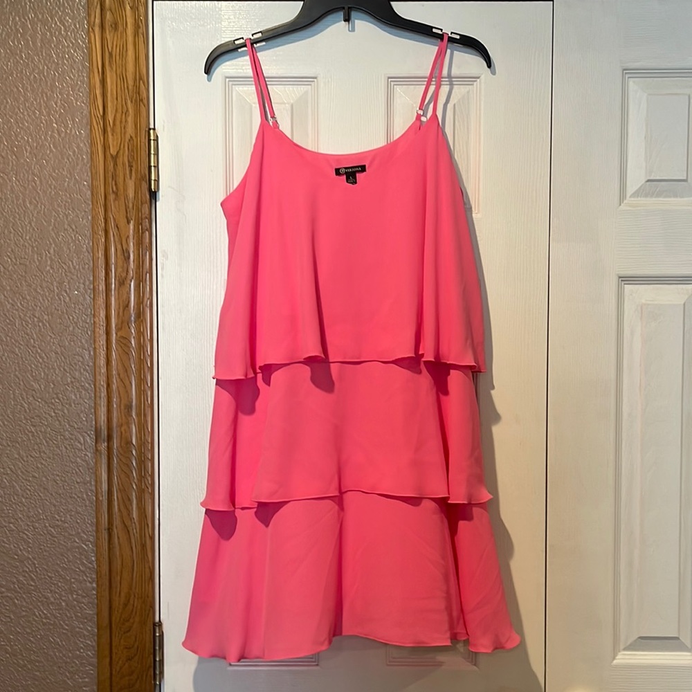 3 Tiered Pink Dress